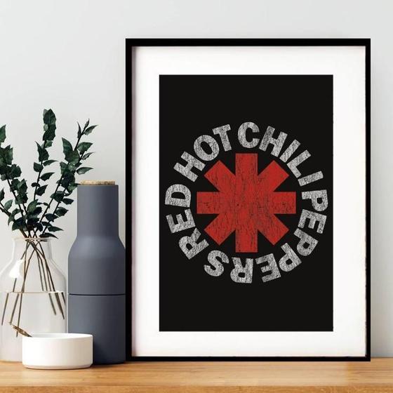 Imagem de Quadro Decorativo Red Hot Chili Peppers 60X48Cm