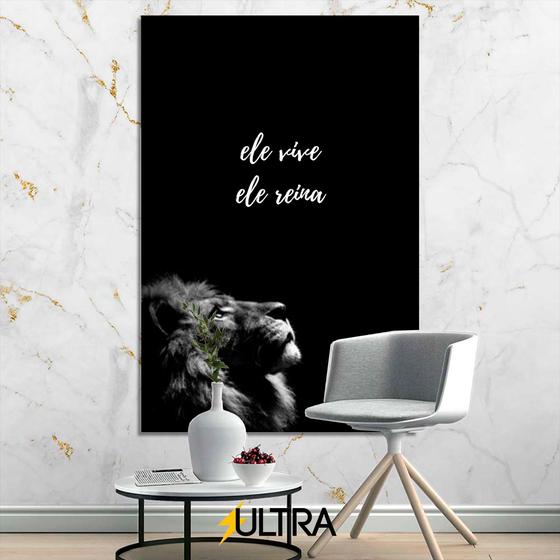 Imagem de Quadro Decorativo Religioso 90x60cm - Cura para o Spa