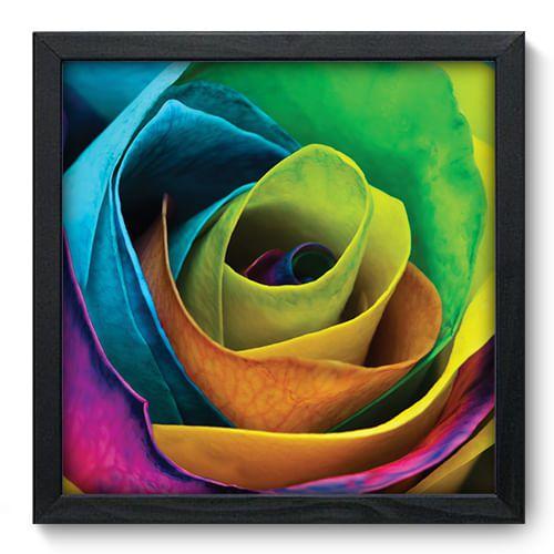 Imagem de Quadro Decorativo - Rosa - 33cm x 33cm - 006qnfbp