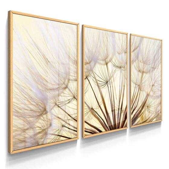 Quadro Decorativo Sala Quarto Dente De Leão Mosaico Abstrato Menor preço em Quadro Decorativo Sala Quarto Dente De Leão Mosaico Abstrato