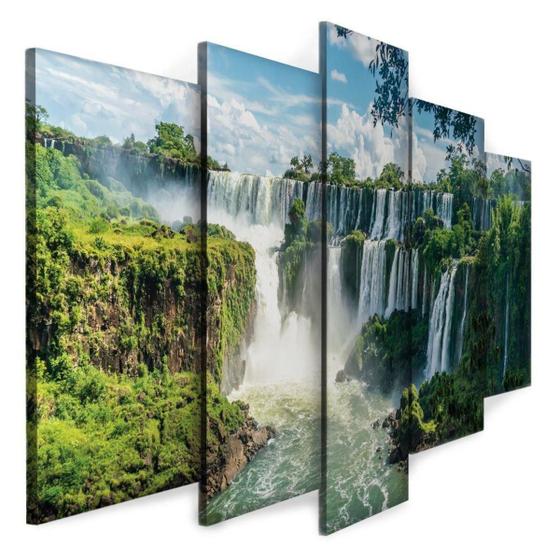 Imagem de Quadro Decorativo Sala Quarto Escritório Paisagem Cachoeira