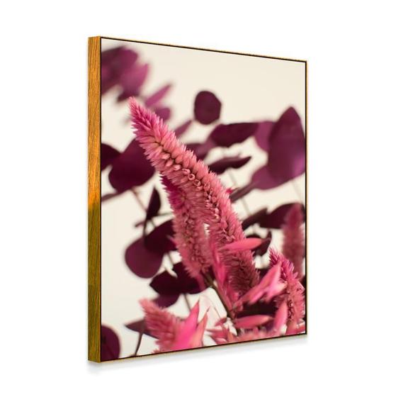 Imagem de Quadro Decorativo Sálvia Rosa Toque Elegante e Natural para sua Decoração