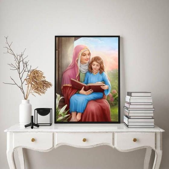 Imagem de Quadro Decorativo Santa Ana 33X24Cm - Com Vidro