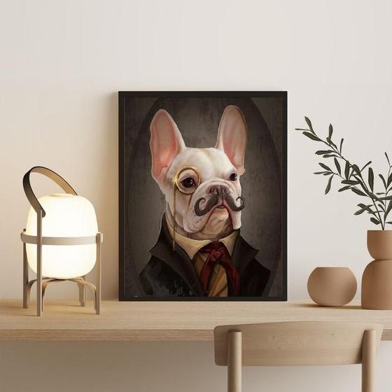 Imagem de Quadro Decorativo Senhor Bulldog 24X18Cm