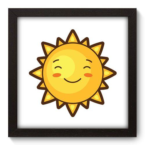 Quadro Decorativo - Sol - 22cm x 22cm - 133qdbp Menor preço em Quadro Decorativo - Sol - 22cm x 22cm - 133qdbp