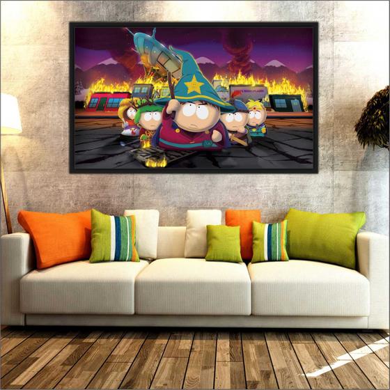 Imagem de Quadro Decorativo South Park Desenho Com Moldura