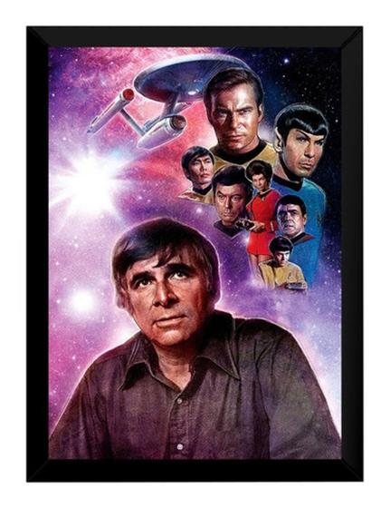 Imagem de Quadro Decorativo Star Trek Arte Poster Moldurado