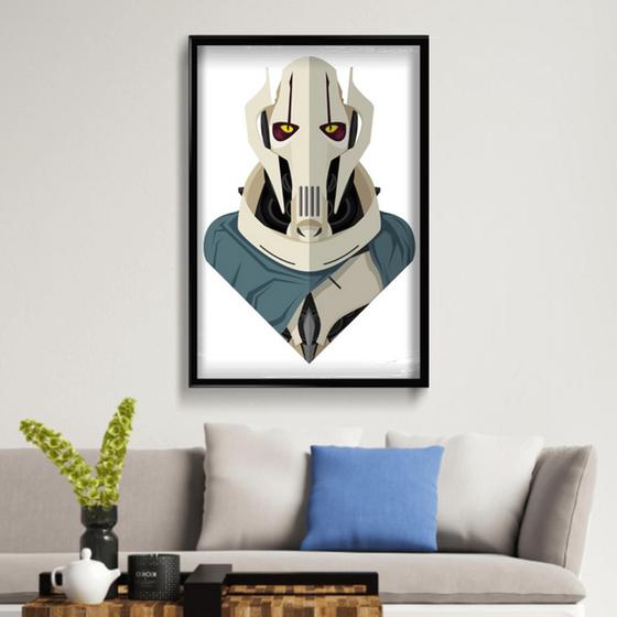 Imagem de Quadro Decorativo Star Wars 50x70 cm Placa Decorativa em MDF para Decoração de interiores