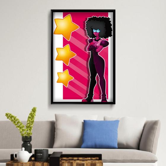 Imagem de Quadro Decorativo Steven Universe 40x60 cm Placa Decorativa em MDF para Decoração de interiores