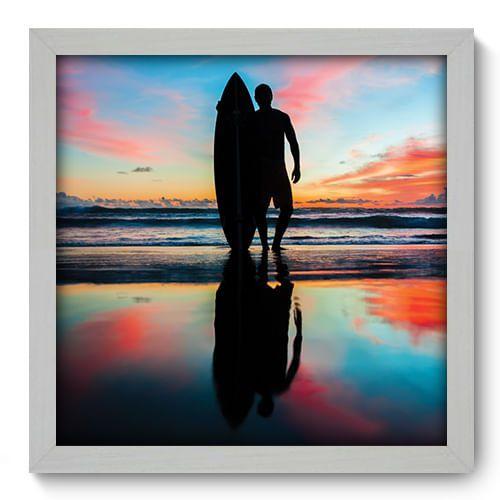 Imagem de Quadro Decorativo - Surf - 33cm x 33cm - 023qdeb