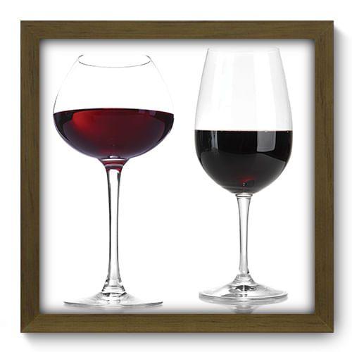 Imagem de Quadro Decorativo - Taças de Vinho - 33cm x 33cm - 067qdcm