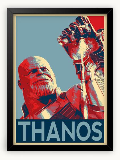 Imagem de Quadro Decorativo Thanos Vingadores Avengers Filme 30x42cm