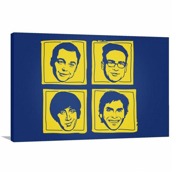 Imagem de Quadro decorativo The Big Bang Theory - Séries - Tela em Tecido