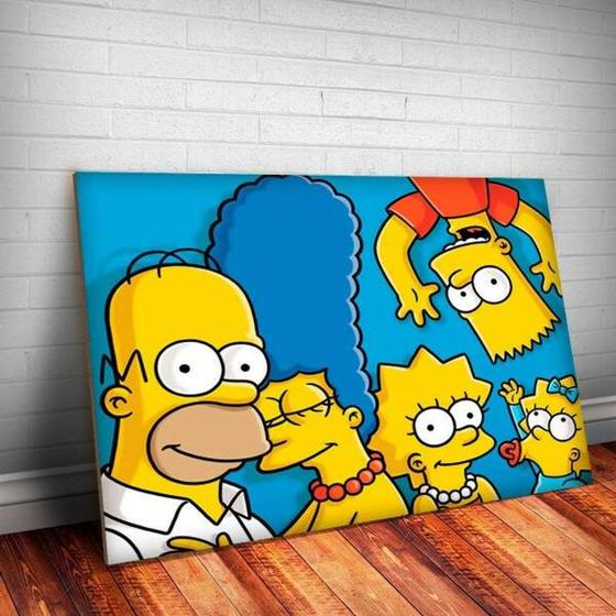 Verna Simpson Quadro Decorativo The Simpsons 6 - Caverna Quadros - Quadro Decorativo ...