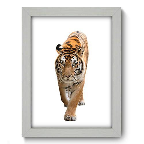 Quadro Decorativo - Tigre - 19cm x 25cm - 081qdsb Menor preço em Quadro Decorativo - Tigre - 19cm x 25cm - 081qdsb