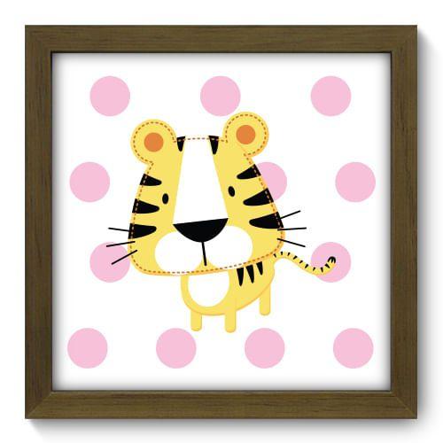 Imagem de Quadro Decorativo - Tigre - 22cm x 22cm - 090qdbm