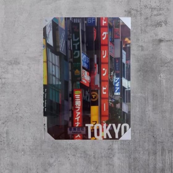 Imagem de Quadro Decorativo Tokyo Cidade Letreiro Painel M02