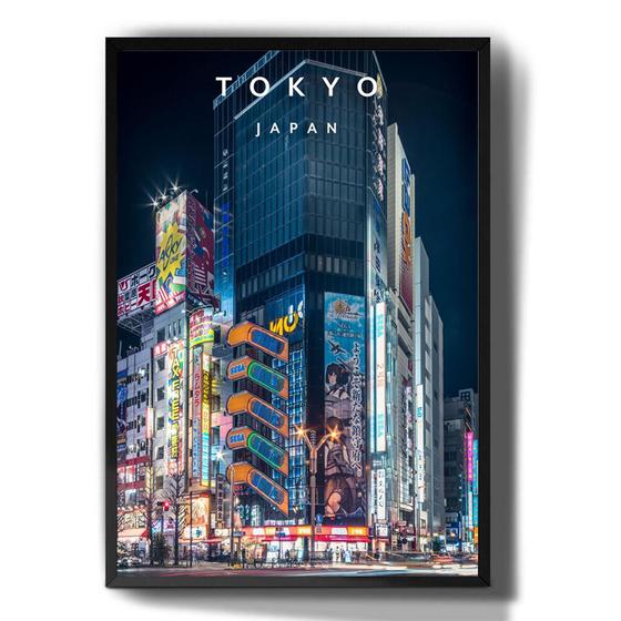 Imagem de Quadro Decorativo Tokyo Japão Cidade Famosa Paisagem