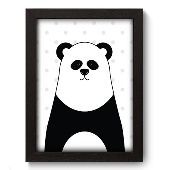 Imagem de Quadro Decorativo - Urso Panda - 19cm x 25cm - 098qdip