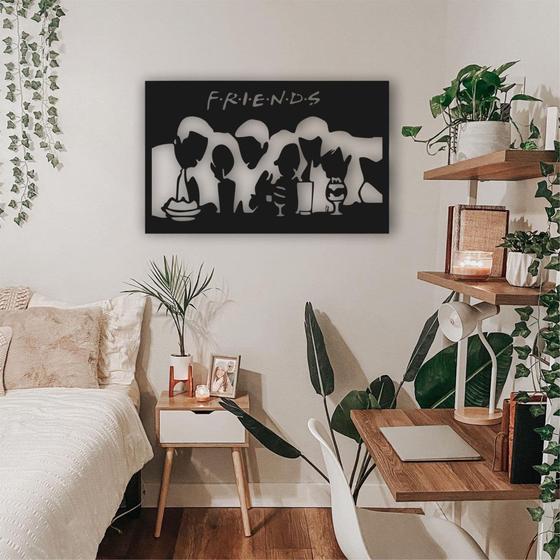 Imagem de Quadro Decorativo Vazado Friends Serie Decoração perfeita