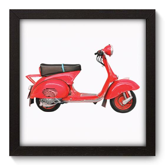 Imagem de Quadro Decorativo - Vespa - 22cm x 22cm - 003qdvp