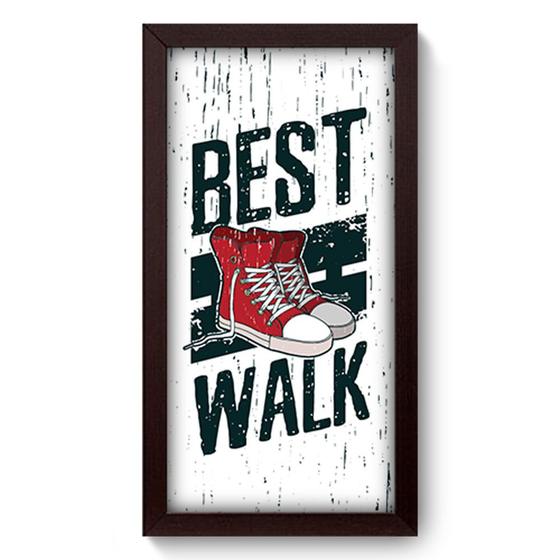 Imagem de Quadro Decorativo - Walk - 19cm x 34cm - 167qdvp