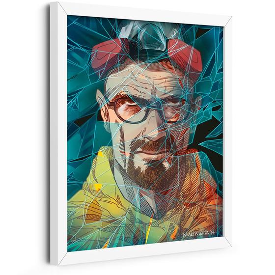 Imagem de Quadro Decorativo Walter White Fragmentos