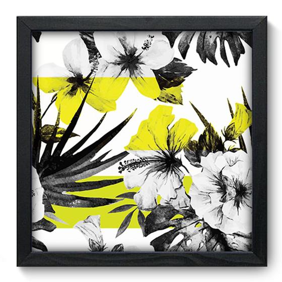 Imagem de Quadro Decorativo - Yellow - 33cm x 33cm - 057qdfp