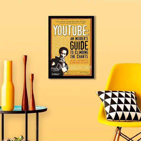 Imagem de Quadro Decorativo Youtube: A Guide To Climbing Charts 45x34cm