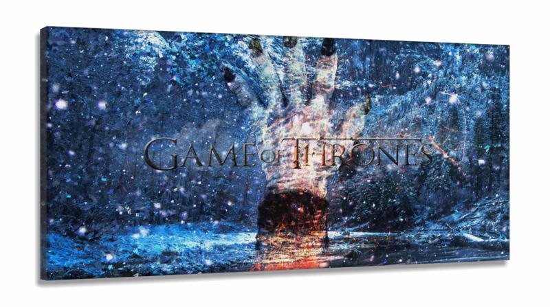 Imagem de Quadro Decorativos Game of Thrones em Tecido Canvas 130x60