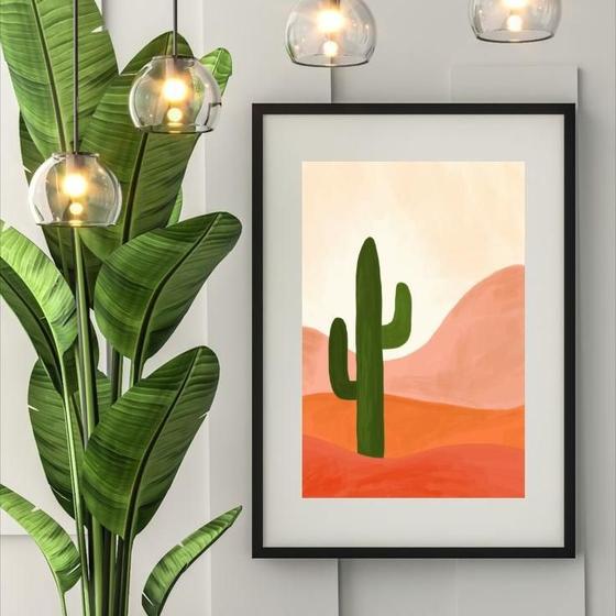 Imagem de Quadro Deserto Boho - 60X48Cm