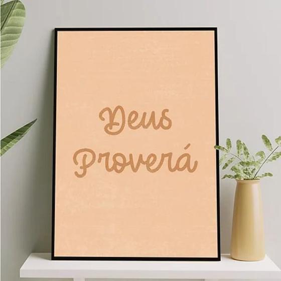 Imagem de Quadro Deus Proverá 24x18cm