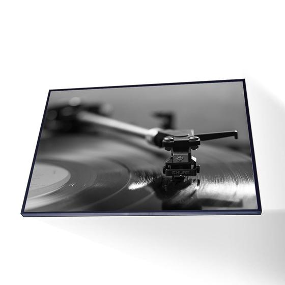 Imagem de Quadro Disco de Vinil Canvas Com Vidro