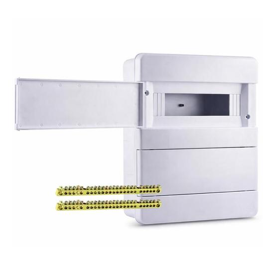 Quadro Distribuição com Barramento 24 Din Embutir Forceline - Force Line