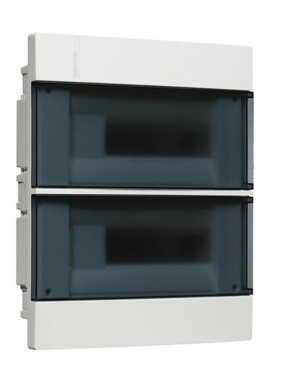 Quadro distribuição embutir PVC 24/16 módulos DIN/NEMA 2 barramentos neutro/terra Eletromar VD24TD Menor preço em Quadro distribuição embutir PVC 24/16 módulos DIN/NEMA 2 barramentos neutro/terra Eletromar VD24TD