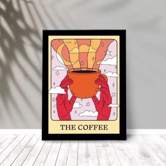 Imagem de Quadro Divertido Café - Tarot 33x24cm