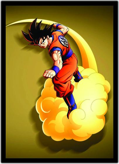 Imagem de Quadro Dragon Ball Goku Anime Desenho Com Moldura G03