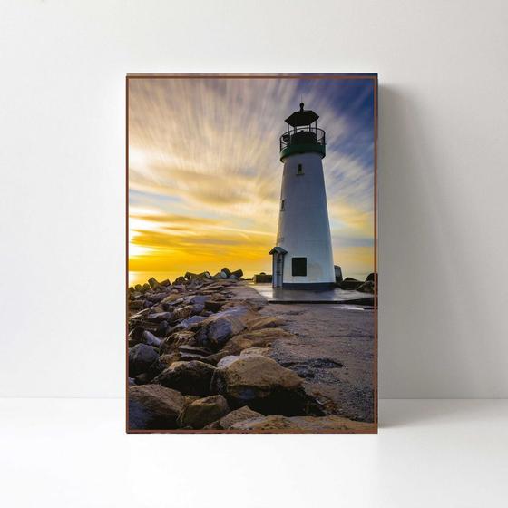 Imagem de Quadro em Canvas Farol - Santa Cruz, California