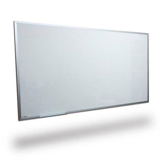 Quadro Escolar Branco Liso 300x120cm - Lousa Profissional - Moldura de Alumínio Menor preço em Quadro Escolar Branco Liso 300x120cm - Lousa Profissional - Moldura de Alumínio