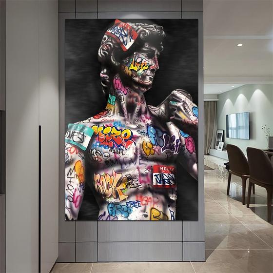 Quadro Estátua de David Michelangelo Personalizado Ki Art Quadros