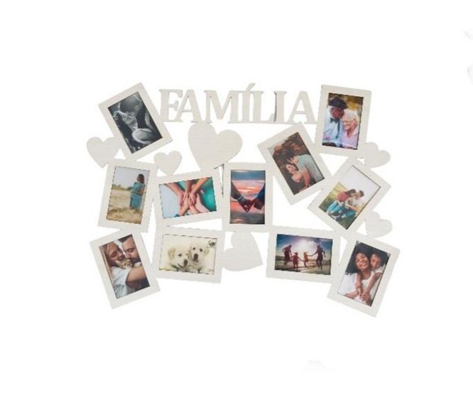 Imagem de Quadro Família Branco 11 Fotos - 10x15