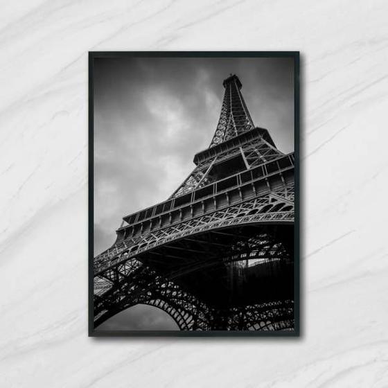 Imagem de Quadro Fotografia Torre Eiffel 33x24cm - com vidro