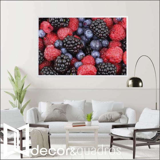 Imagem de Quadro Frutas Vermelhas