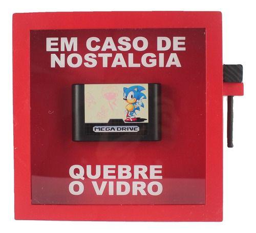 Imagem de Quadro Gamer Decorativo Parede Acrílico Geek Sonic