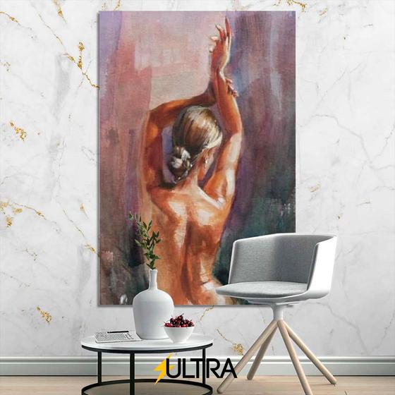 Imagem de Quadro Grande Decorativo 90x60 Art Deco Exótica