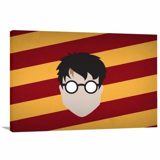 Imagem de Quadro Harry Potter decorativo com Tela em Tecido