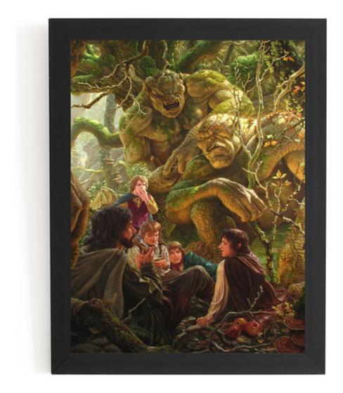 Imagem de Quadro Hobbit Gigantes J. R. R. Tolkien Fantasy Arte