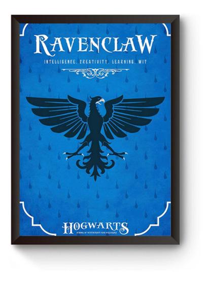 Imagem de Quadro Hogwarts Havenclaw Poster Moldurado