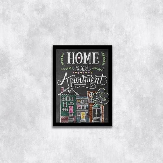 Imagem de Quadro Home Sweet Apartment 24x18cm