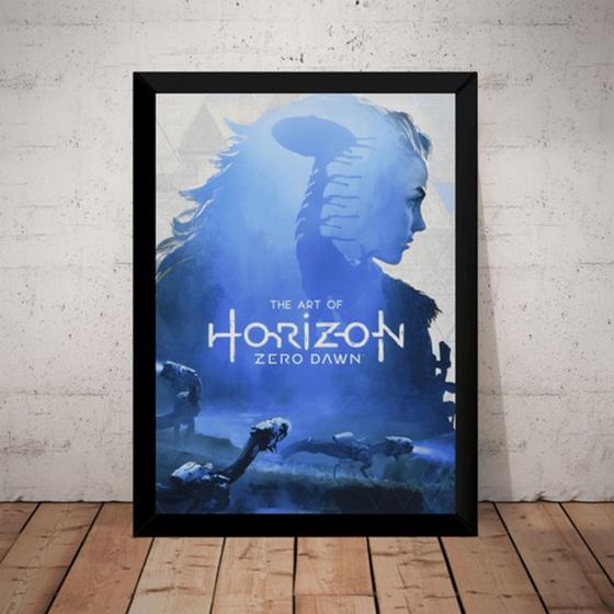 Imagem de Quadro Horizon Zero Dawn Game Arte Poster Com Moldura